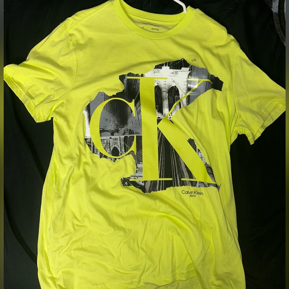 Calvin Klein Yellow T shirt